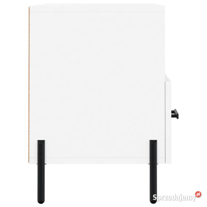 Szafka pod TV biała 80x36x50 materiał