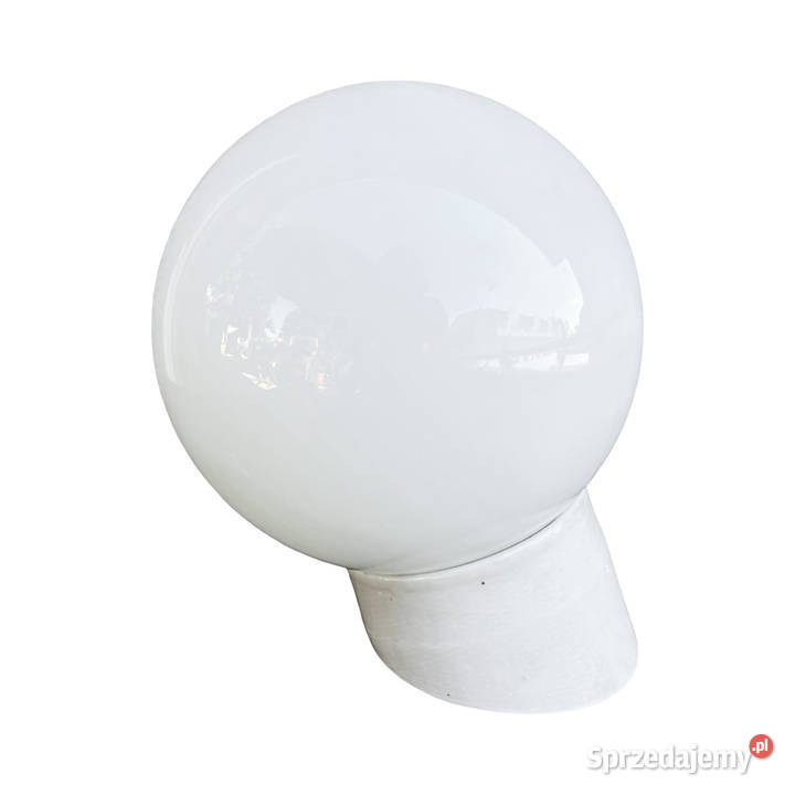 Kinkiet industrialny biały szklany FOTON Polska Warszawa