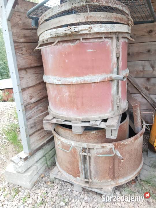 Forma na kręgi betonowe Zalasowa
