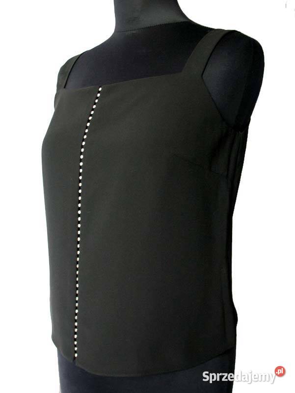 Elegancka czarna bluzka top 42 XL biust 100 mazowieckie Siedlce