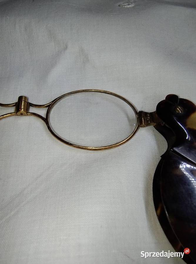 Binokle lorgnon oprawa szylkret Pozostałe Jarocin