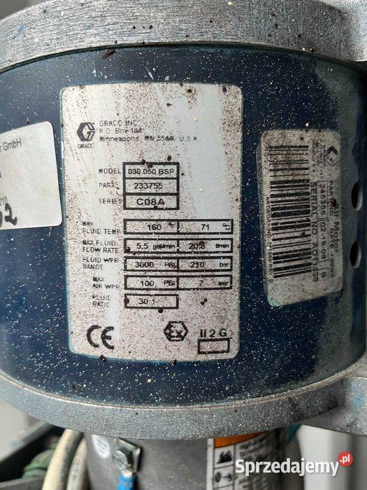 Agregat malarski GRACO MERKUR pistolet Graco G40 Malarskie Tuliszków sprzedam
