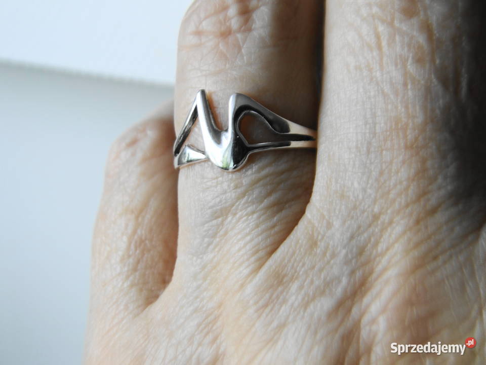 Fajny pierścionek srebro 925 mazowieckie Warszawa