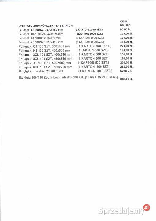 Folia strecz,foliopaki kurierskie