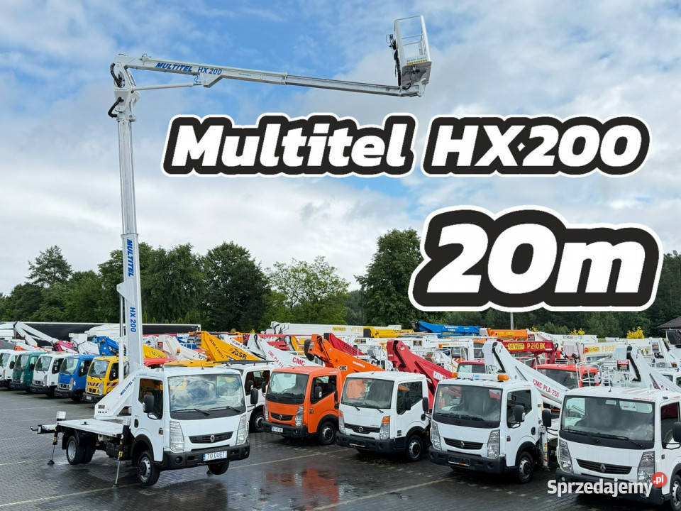 Renault Maxity Zwyżka Podnośnik Koszowy Multitel immobilizer Widełki