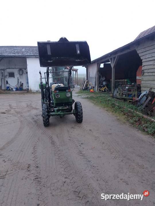 Traktorek samoróbka z turem i łyżka pomorskie Gowidlino sprzedam