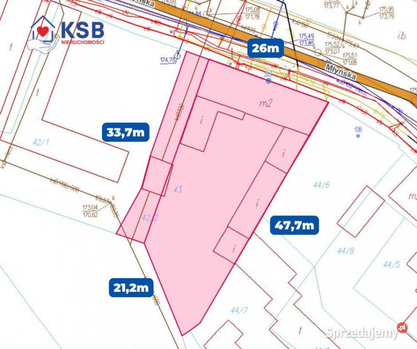 Dom 211m2 działka 870m2 Młyńska mieszkalny Ostrowiec Świętokrzyski
