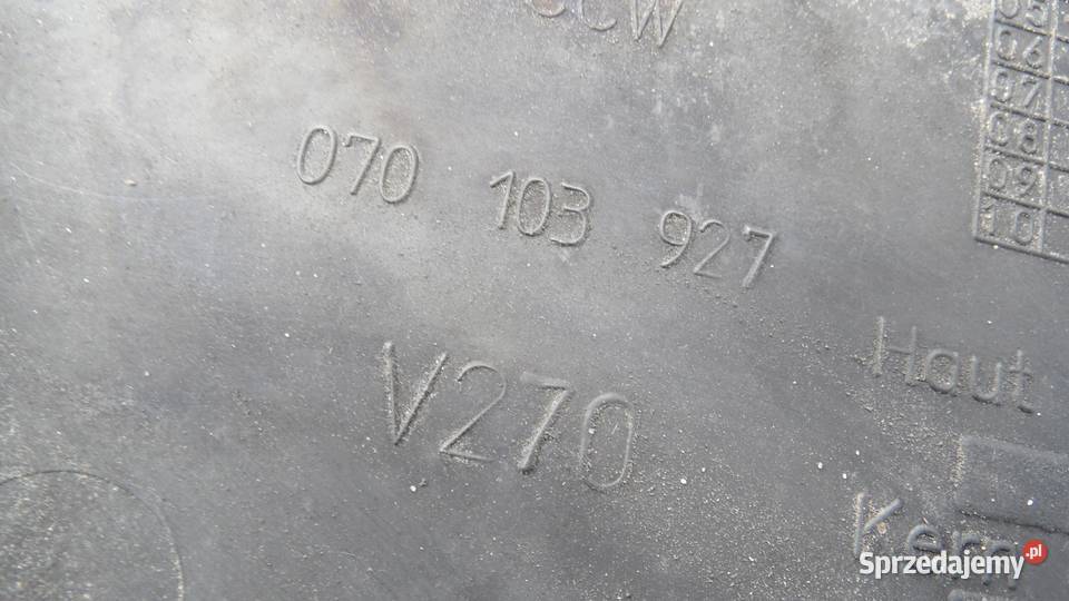 VW TOUAREG I 05r osłona pokrywa silnika