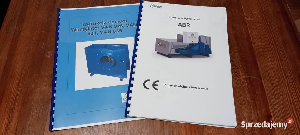 Brykieciarka Centralny sys wyciągu trocin Adamik