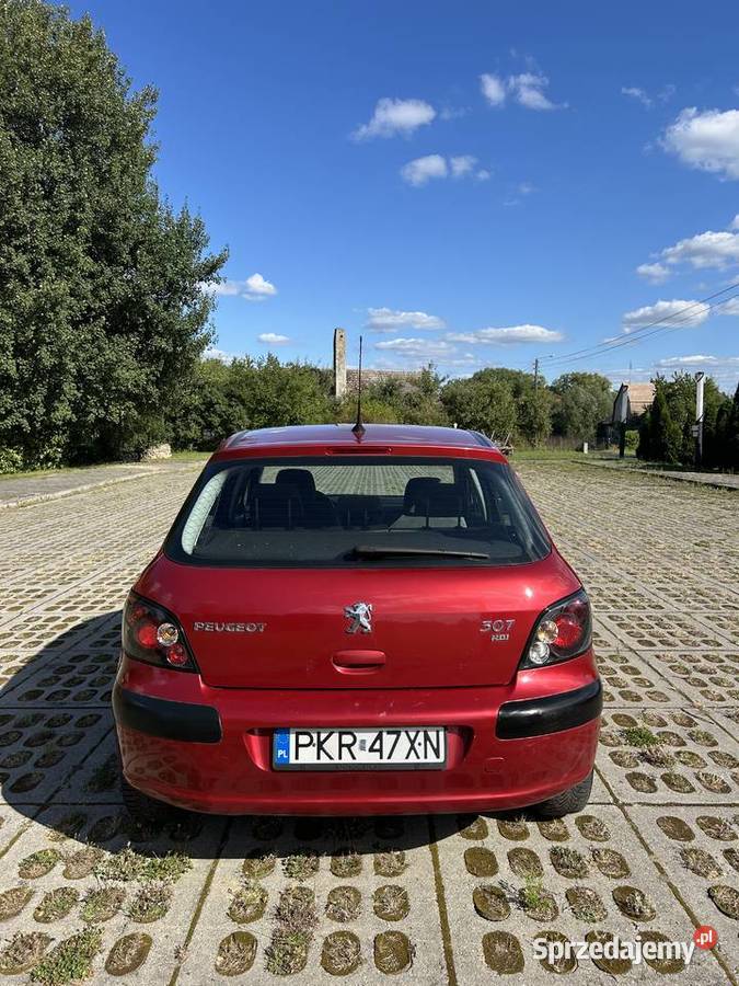Zadbany Peugeot 307 20 HDI Rok produkcji 2002 Milicz