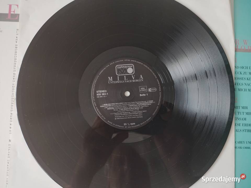 Ciekawy zestaw 2 albumów winylowych Milva i wielkopolskie