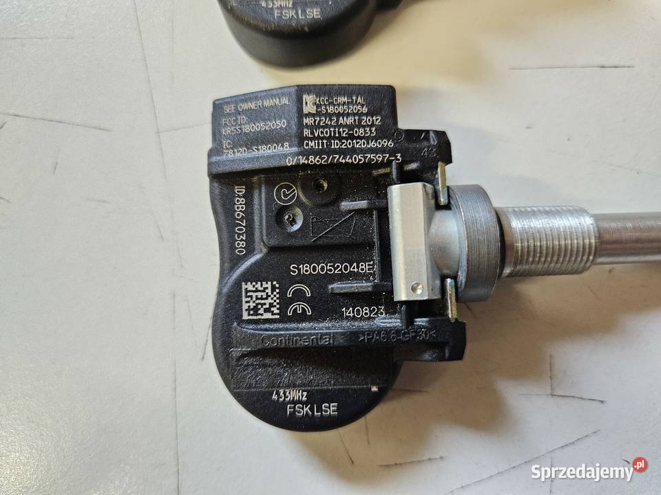 NISSAN CZUJNIK CIŚNIENIA OPONY S180052048E Układ elektryczny, zapłon Międzychód