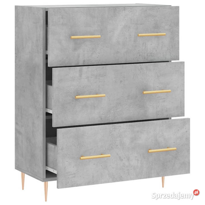 Szafka szarość betonu 695x34x90 materiał mazowieckie Warszawa