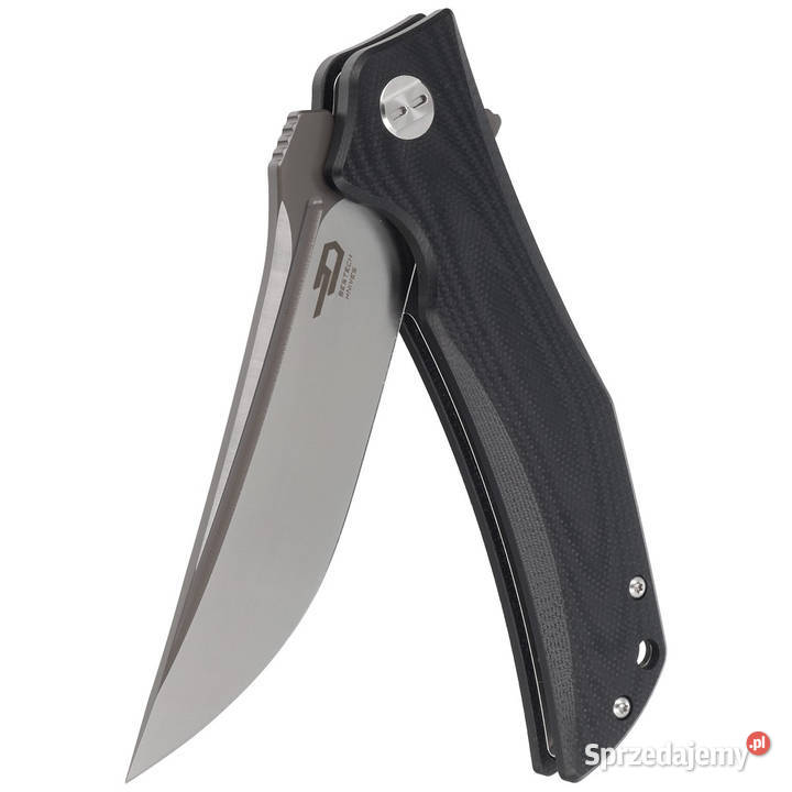 Nóż składany Bestech Scimitar Black G10 Gray Warszawa
