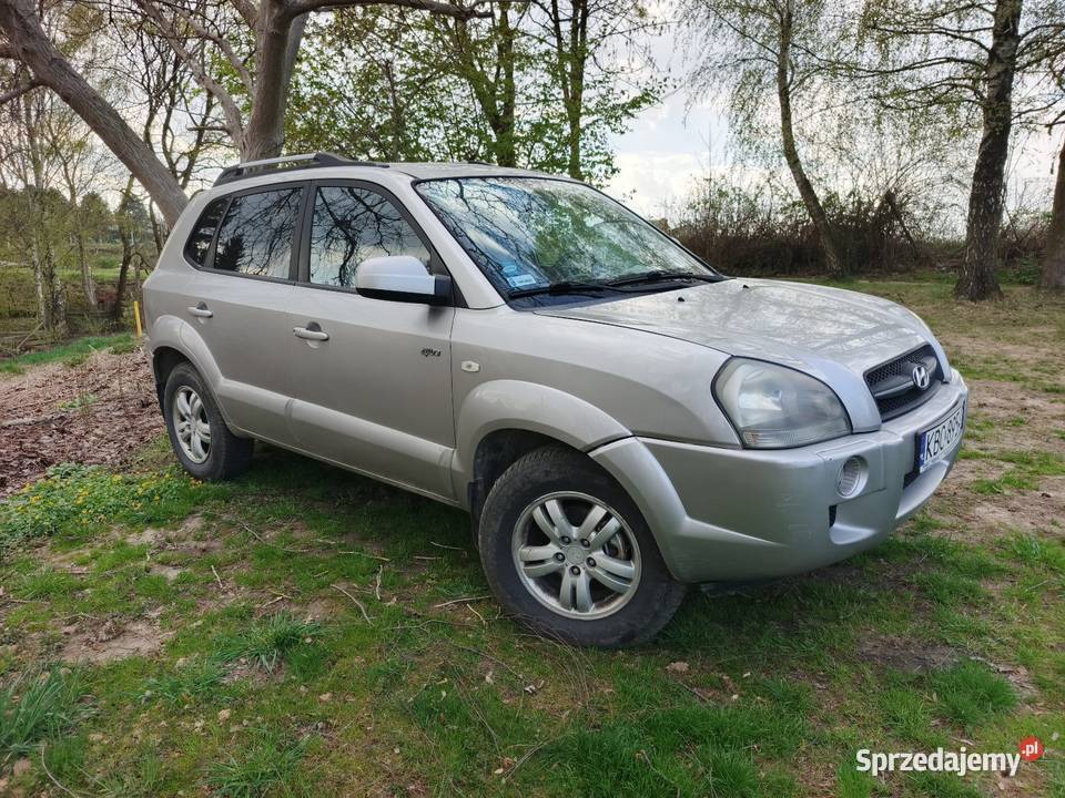 Hyundai Tucson 2 0 CRDI 2007 niski przebieg manualna Łysokanie