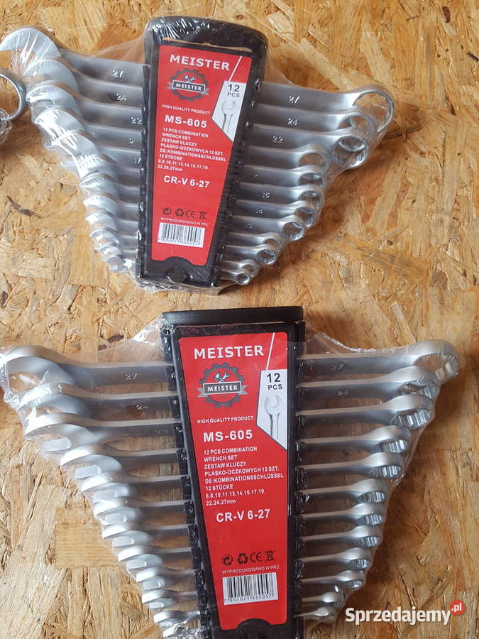 KLUCZE PŁASKOOCZKOWE Zestaw Kluczy 627mm 605 Głogowa sprzedam