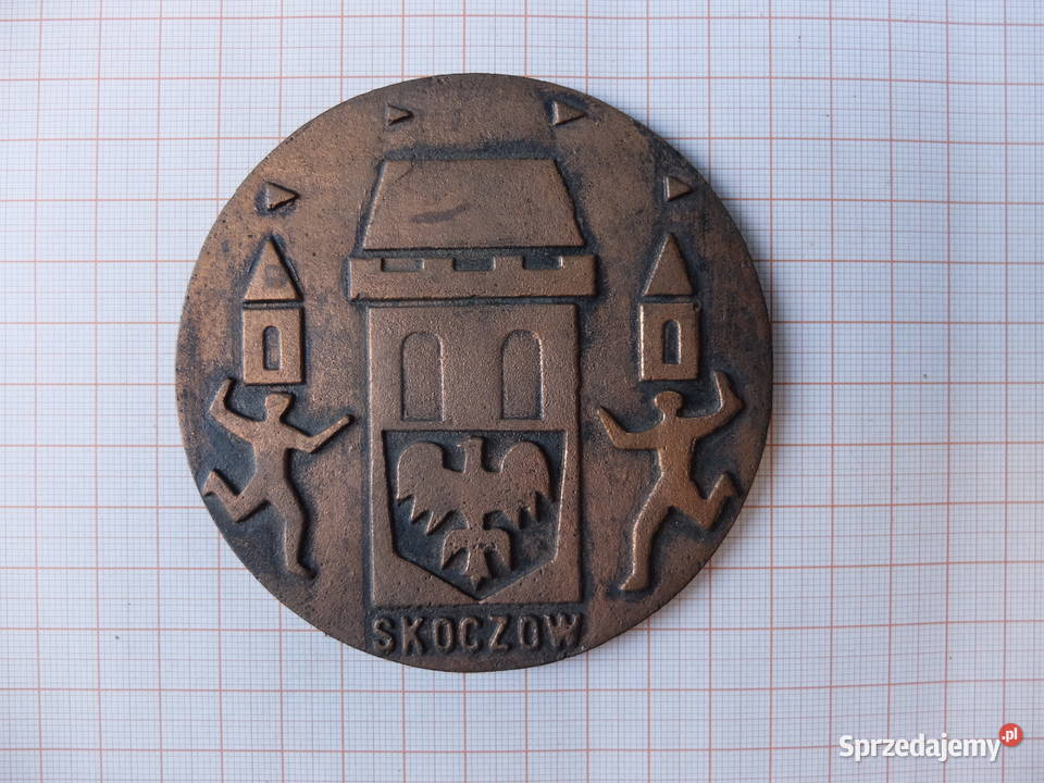 Skoczów medal X lat DKF Fafik Tryton 1975 wielkopolskie Kościan sprzedam