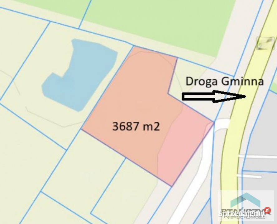 Działka na sprzedaż Mrzeżyno 3687m2 62zł/m2 Sprzedaż zachodniopomorskie sprzedam