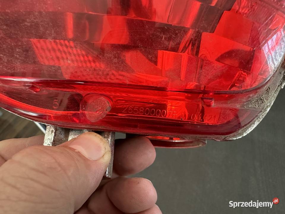 Renault Scenic III Lampa Zderzaka Prawa Tył Pozostałe Radziszów