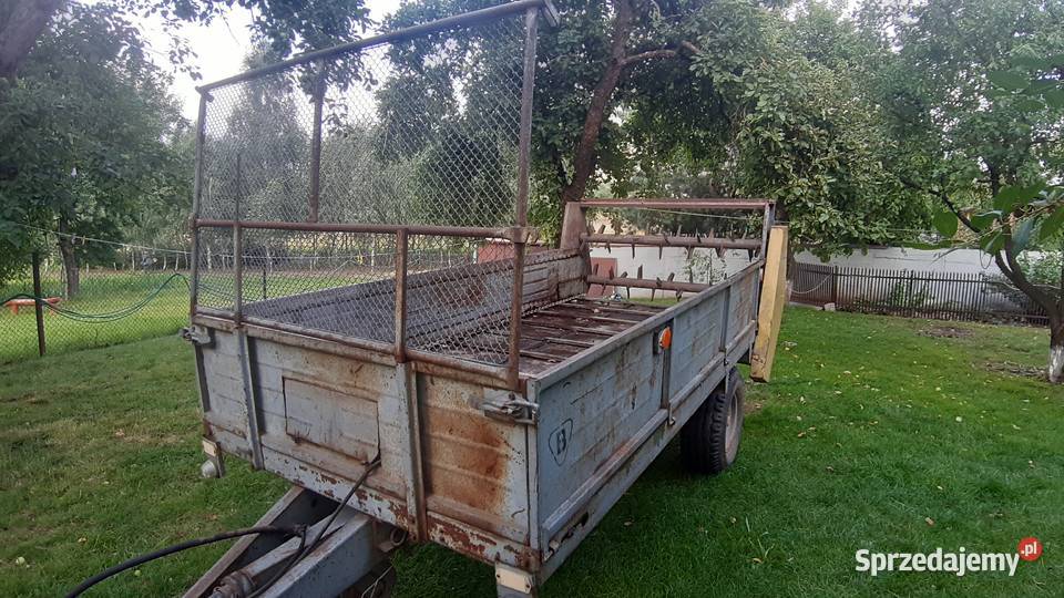 Rozrzutnik obornika jednoosiowy 35 T Agromet Rozrzutniki obornika świętokrzyskie Chęciny