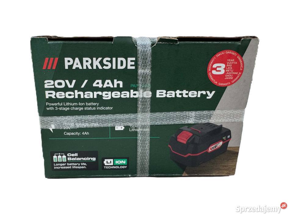 Akumulator LiIon Parkside 20 V 4 Ah PAP 20 B3 Elbląg