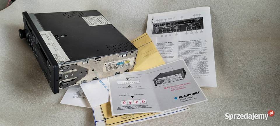 Radio Audi Gamma 3 Blaupunkt stan idealny