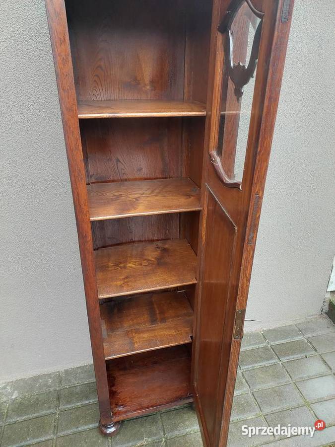 Stary słupek szafka biblioteka bieliźniarka dąb Tczew