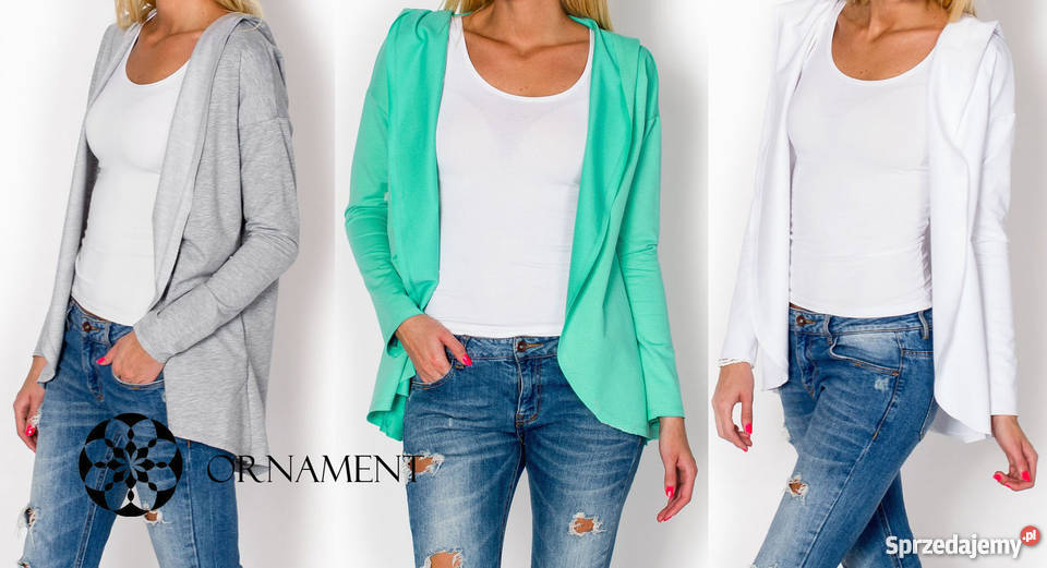 WDZIANKO PONCZO wiosenna NARZUTKA BLUZA Z Łódź