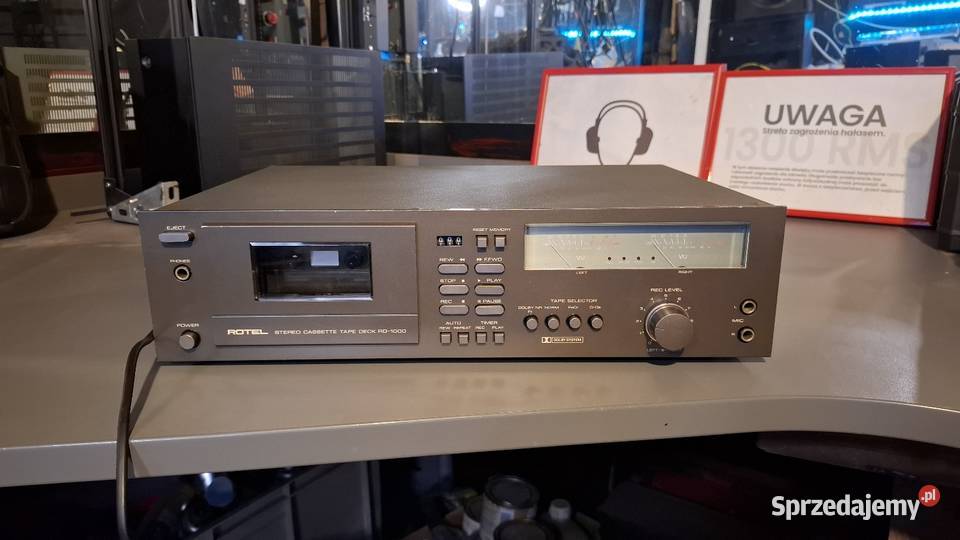 Rotel RD1000 deck kasetowy stereo vintage Magnetofony Namysłów sprzedam