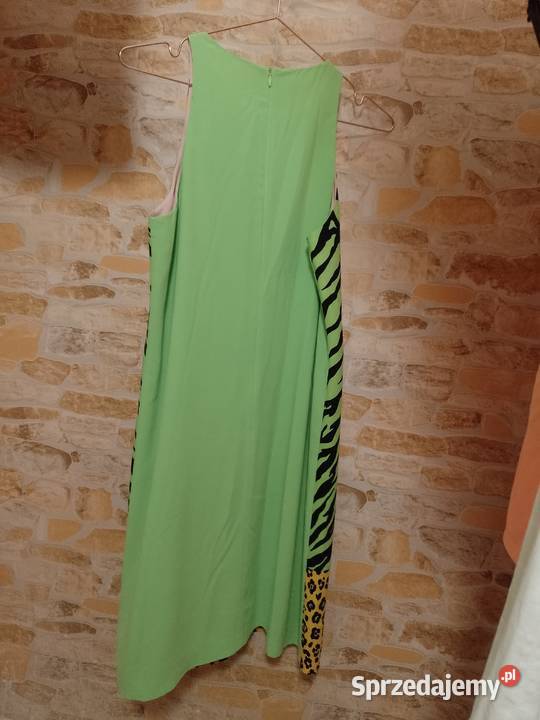 38M MOSCHINO Ekskluzywna sukienka letnia z Panterka