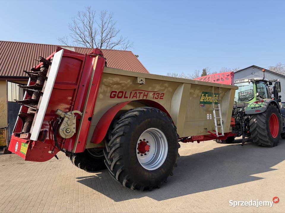Rozrzutnik obornika Le Boulch Goliath 132 własna Rozrzutniki obornika Myszyniec sprzedam
