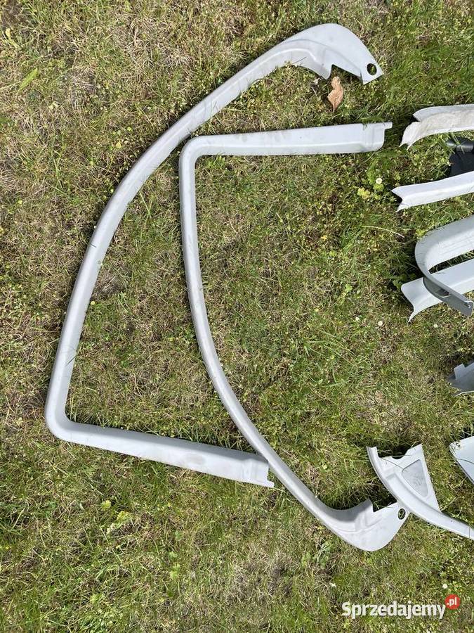 Plastikowe uszczelki listwy drzwi W220 siwe Osłony i zaślepki sprzedam