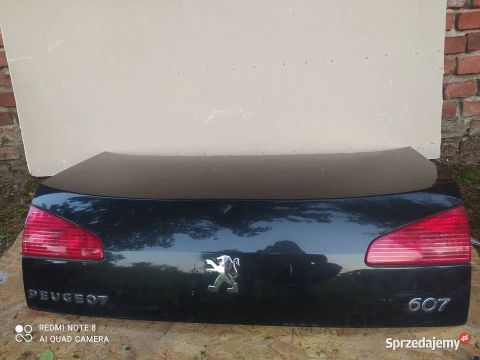 Peugeot 607 lift EXLD Klapa pokrywa bagażnika Sompolno