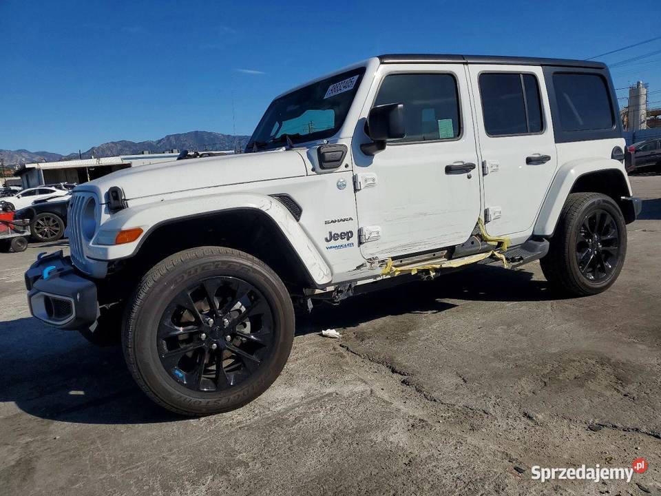 2022 JEEP WRANGLER UNLIMITED SAHARA 4XE uszkodzony Częstochowa
