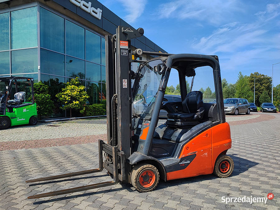 Wózek widłowy Linde H16T01 16 t LPG triplex 547 Wózki widłowe Kęty