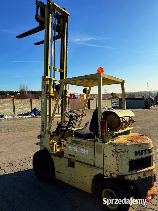 wózek widłowy MITSUBISHI FG20 LPG 2000 330m łódzkie Działoszyn