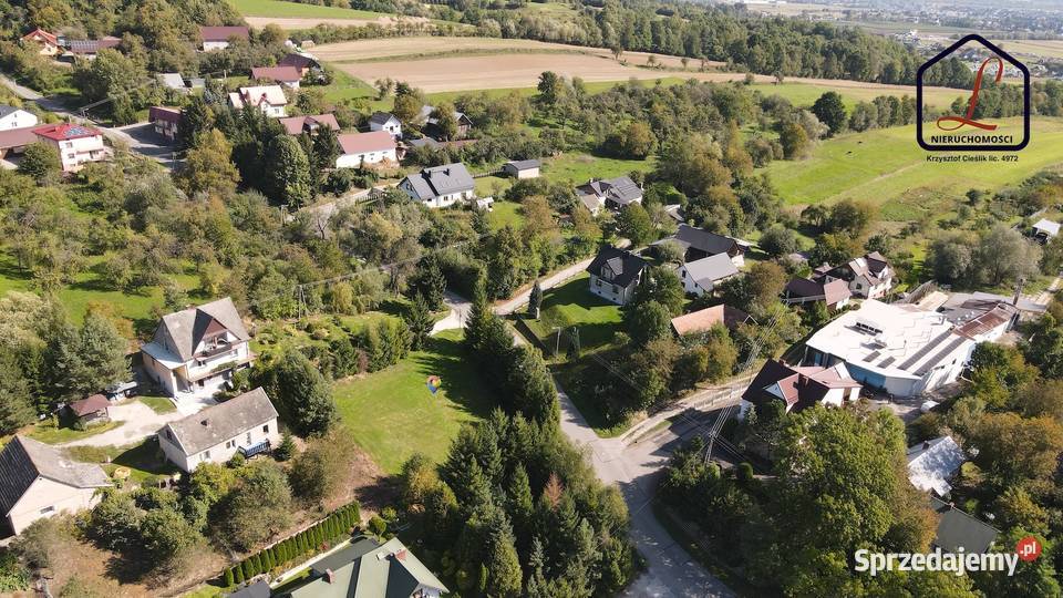 Działka budowlana w Gostwica gmina Podegrodzie