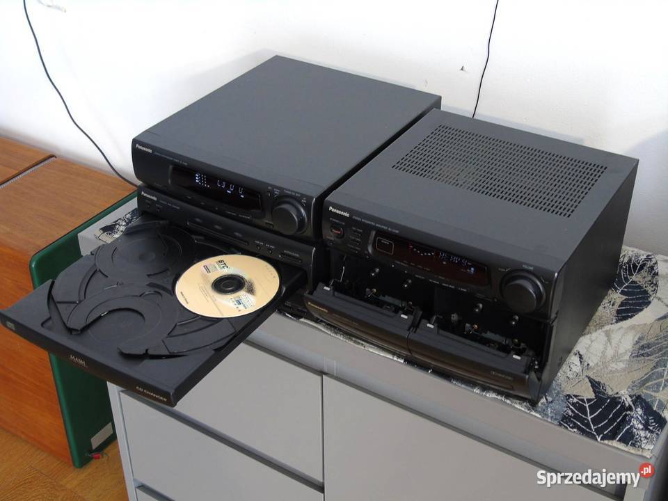 Wieża Panasonic radio CD AUX mocna 130 wat Jasło