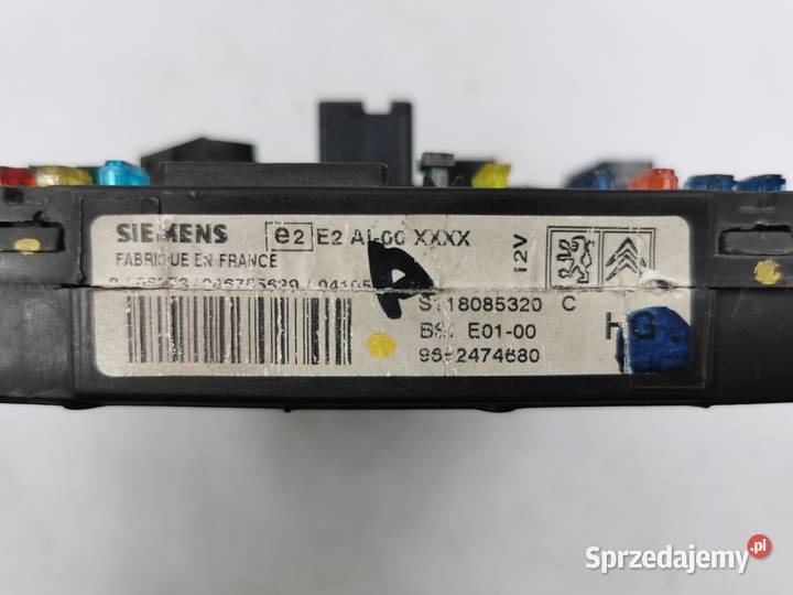 Sterownik Silnika Citroen Berlingo 19 D Komputery Wyszków