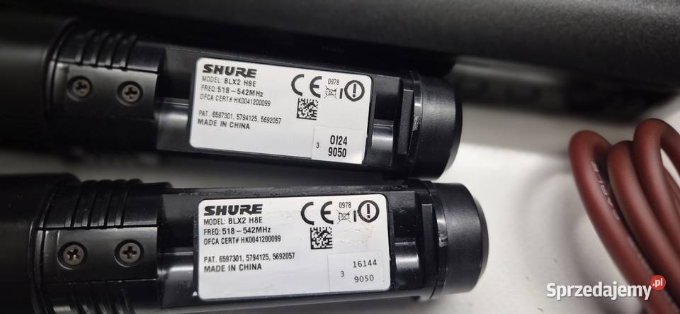 Shure BLX288PG58 zestaw bezprzewodowy podwójny