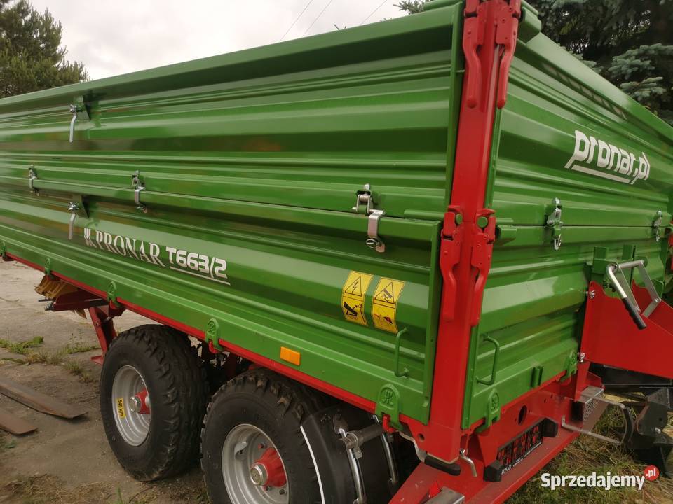 Przyczepa rolnicza tandem Pronar T6632 podkarpackie Sanok