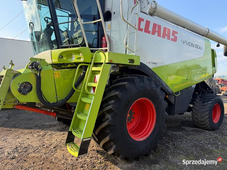 Kombajn zbożowy Claas Lexion 600 2008 heder V900 nieuszkodzony Nowa Ruda