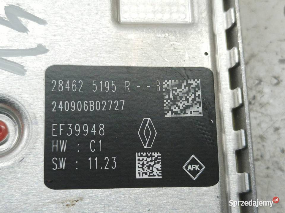 KAMERA PRZÓD ASYSTENT PASA 284625195R Dacia Wyposażenie elektryczne