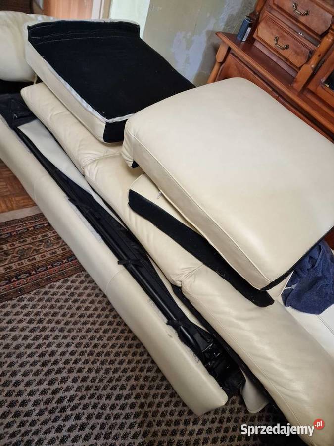 Narożna sofa ze skóry warmińsko-mazurskie Pisz