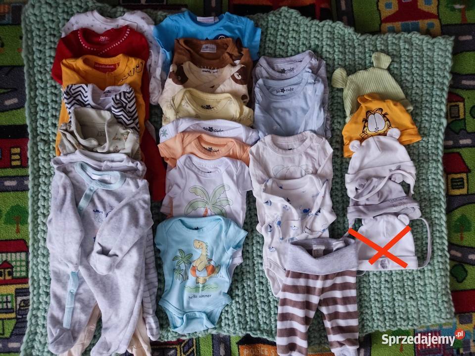 Zestaw paka ubranek chłopca noworodka 5056 Komplety i zestawy Ryki