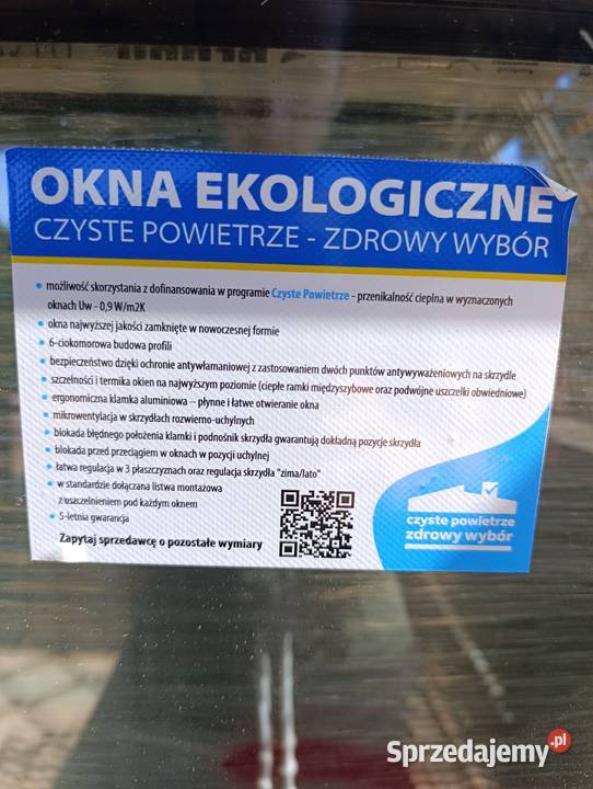 Okna trzy szybowe NOWE 1465x1435 Szczytno