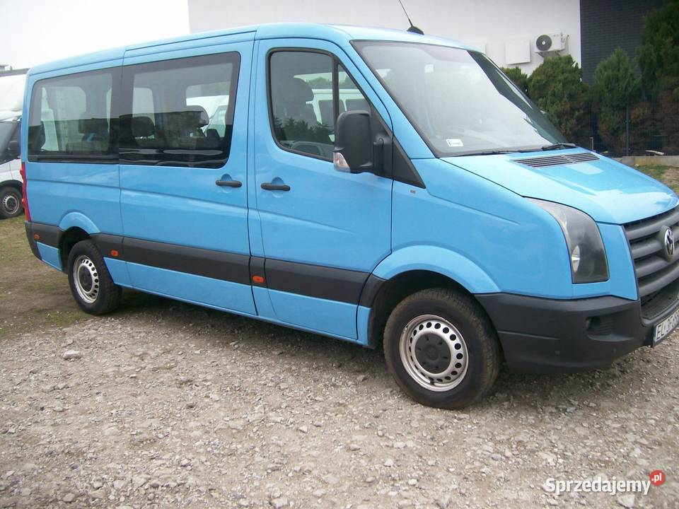 Volkswagen Crafter 9 osób Śliczny Pełna nieuszkodzony Łask
