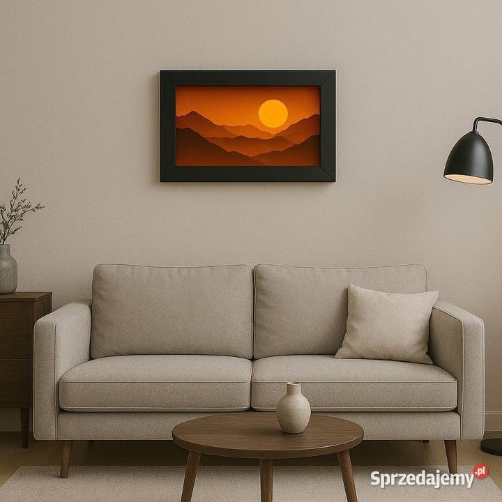 Obraz 3D LED widok na ścianę krajobraz pejzaż Jeżowe