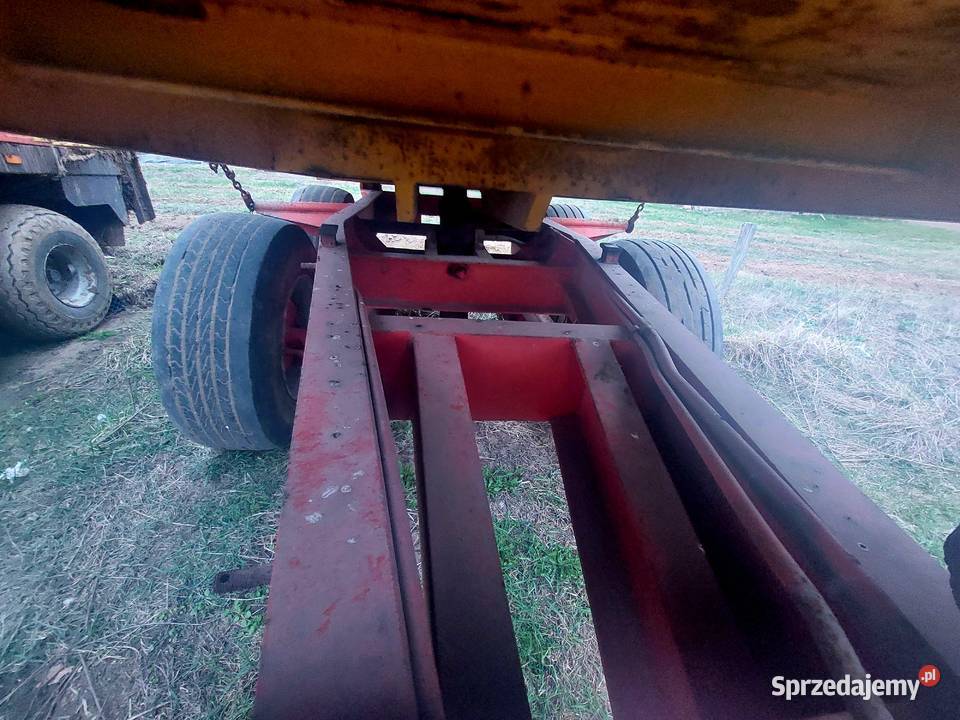 Przyczepa wywrotka mullie 12t tandem budowlana