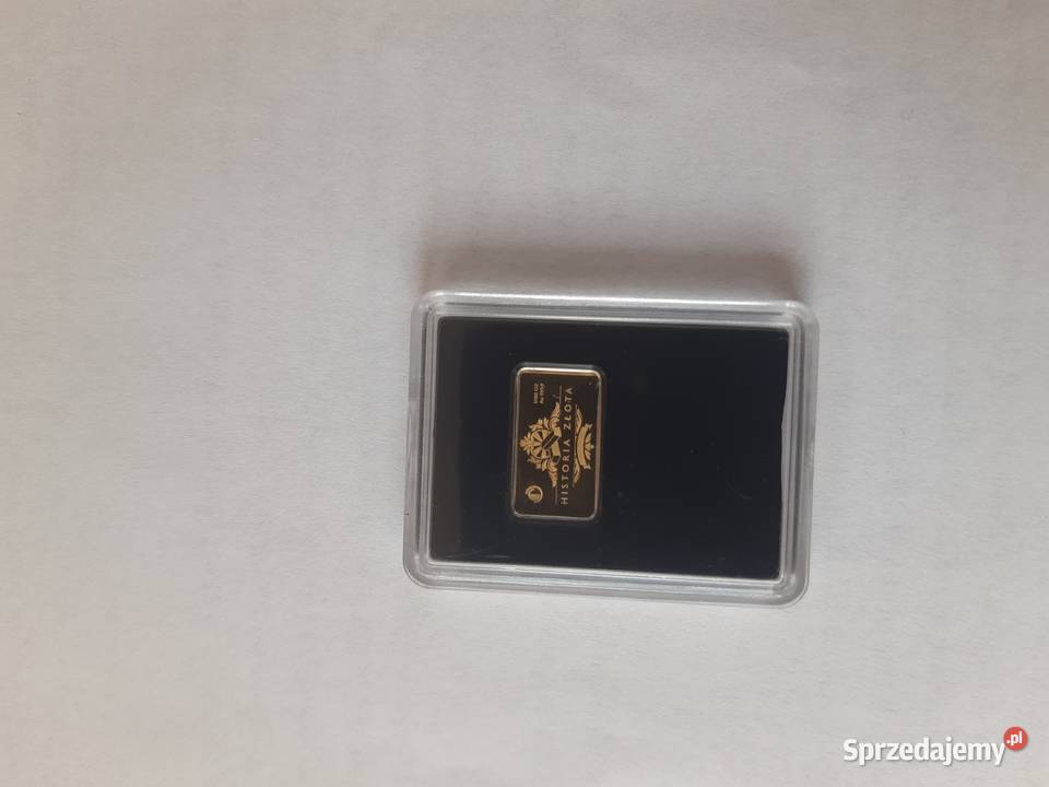 Złota sztabka Standard Złota Londyn 1717 kujawsko-pomorskie